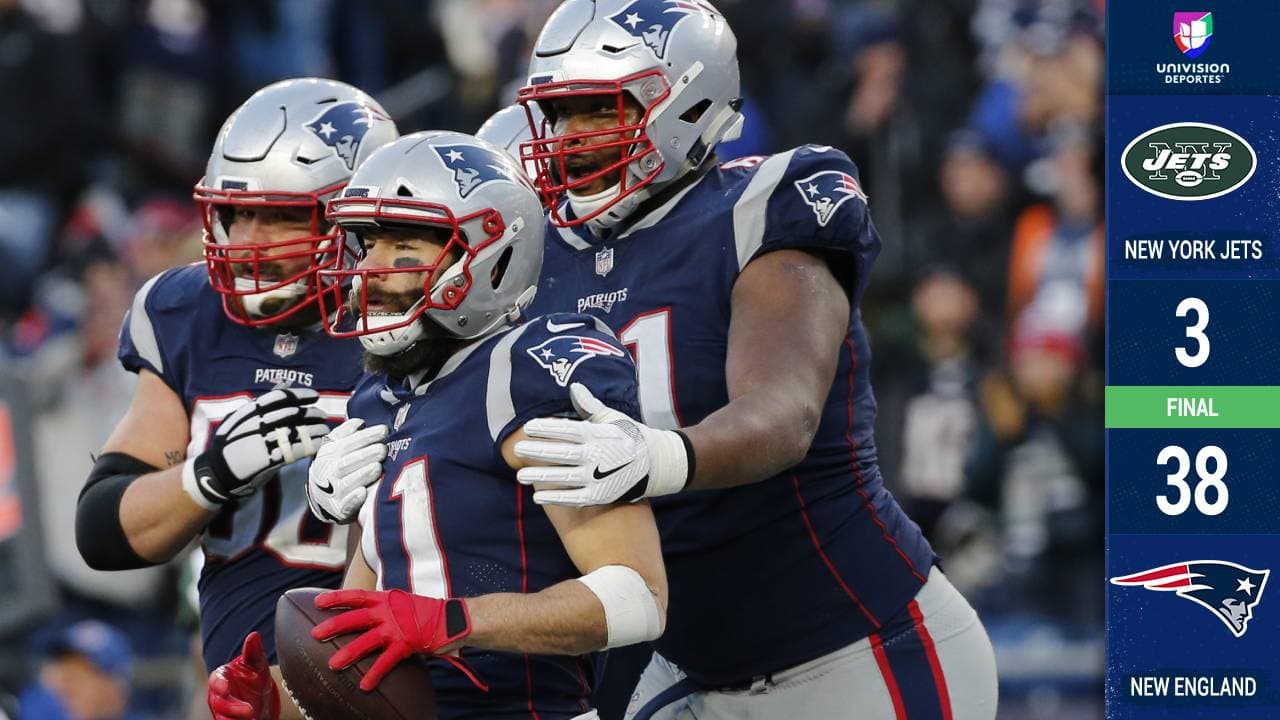Para no perder la costumbre: Patriots derrotan a Jets y descansarán en Playoffs