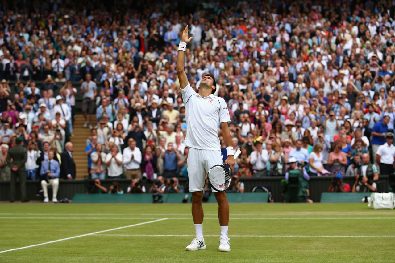 El serbio de 28 años revalidó el título logrado el año pasado en el All England Tennis Club de Londres.