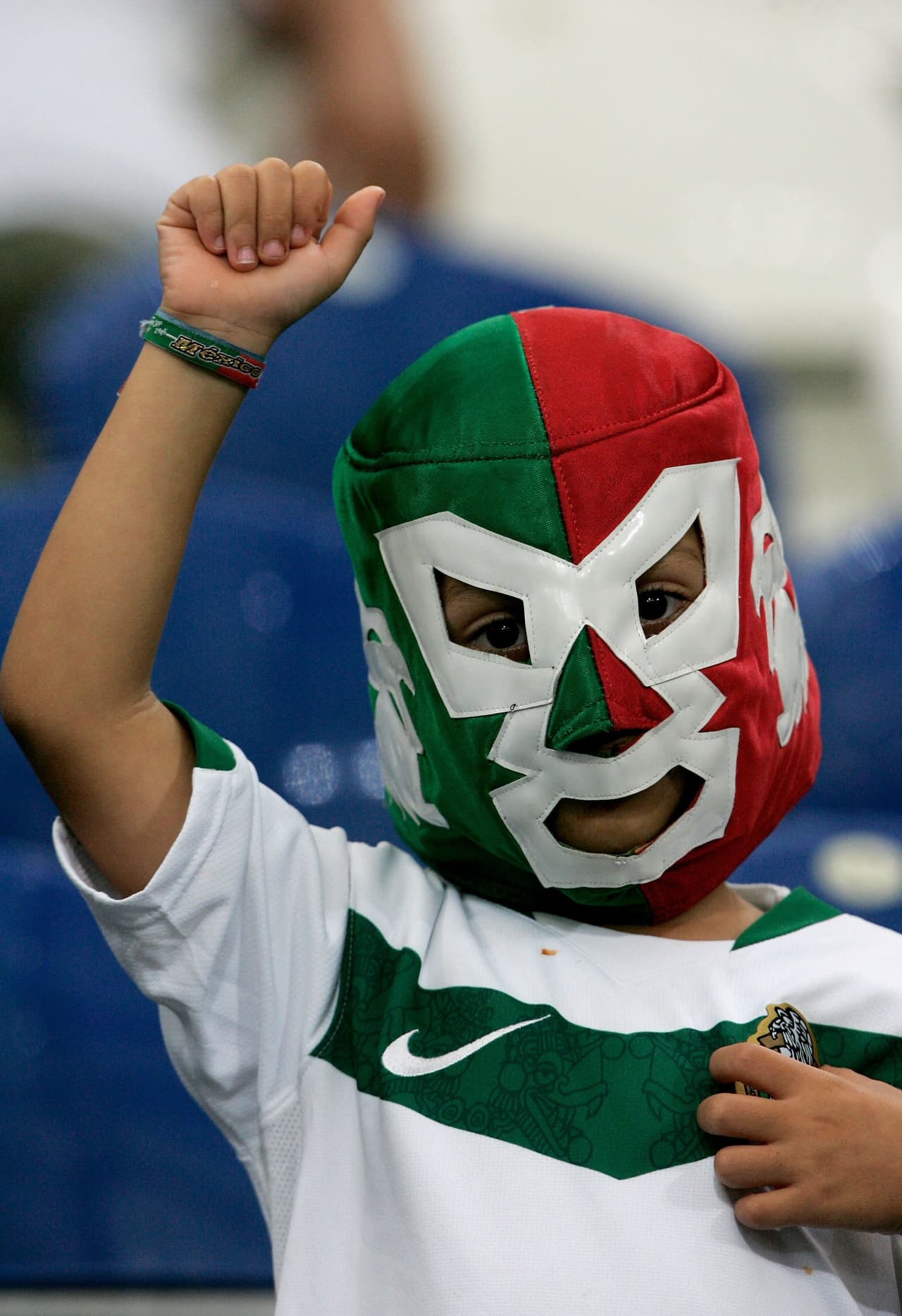 Las máscaras son un atuendo típico en los fanáticos mexicanos en los Mundiales de fútbol, pero en Rusia 2018 fueron prohibidas. Acá algunas de las que han pasado en medio del apoyo de los hinchas.