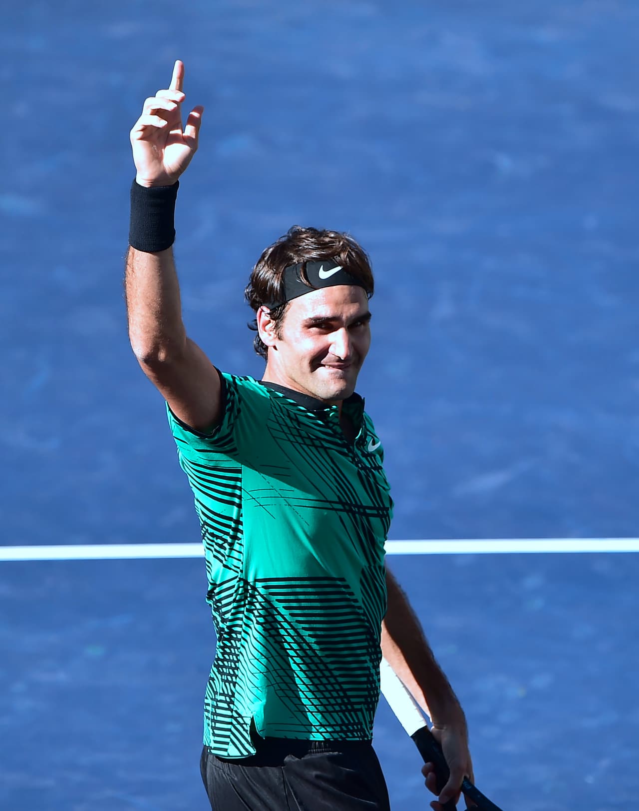 Su majestad, Roger Federer.