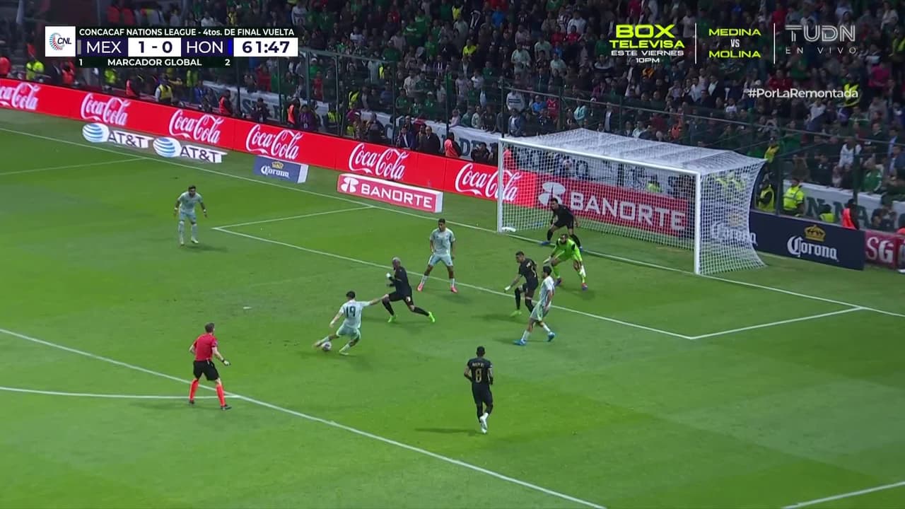 ¡Huescas se la pierde! México se quedo muy cerca de marcar el empate