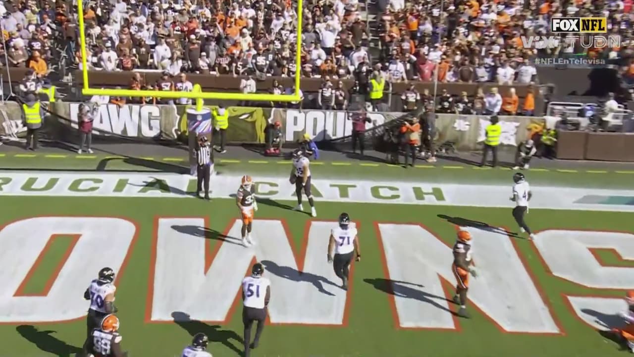 ¡Hermoso engaño! Así anotaron los Baltimore Ravens en cuarto down