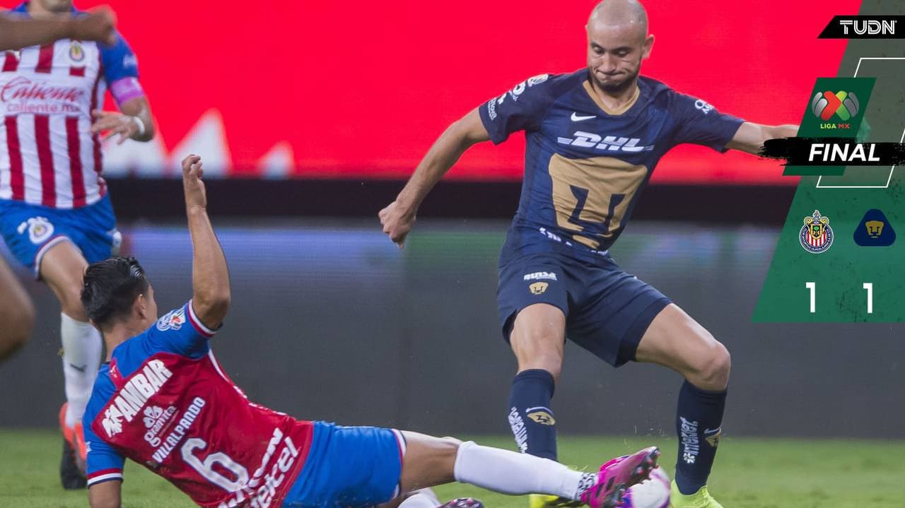 Chivas y Pumas igualaron en un empate que sabe a muy poco