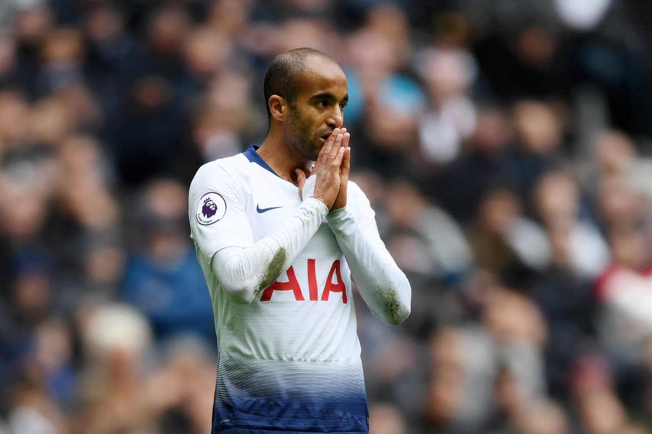 Lucas Moura también tuvo su opción de abrir el marcador tras una asistencia de Dávinson Sánchez, pero el remate cruzado se fue por muy poco por un lado.
