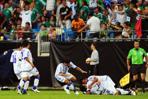 Los cuzcatlecos celebraron su primer gol en Copa oro, el cual a final de cuentas significó un punto que los deja con posibilidades de clasificar.