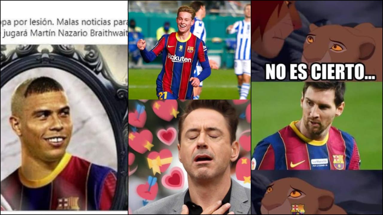 Barcelona llega a la Final de la Supercopa y los memes reaccionan | Tras conseguir su pase en tanda de penales ante la Real Sociedad, se desató el cotorreo en las redes sociales.