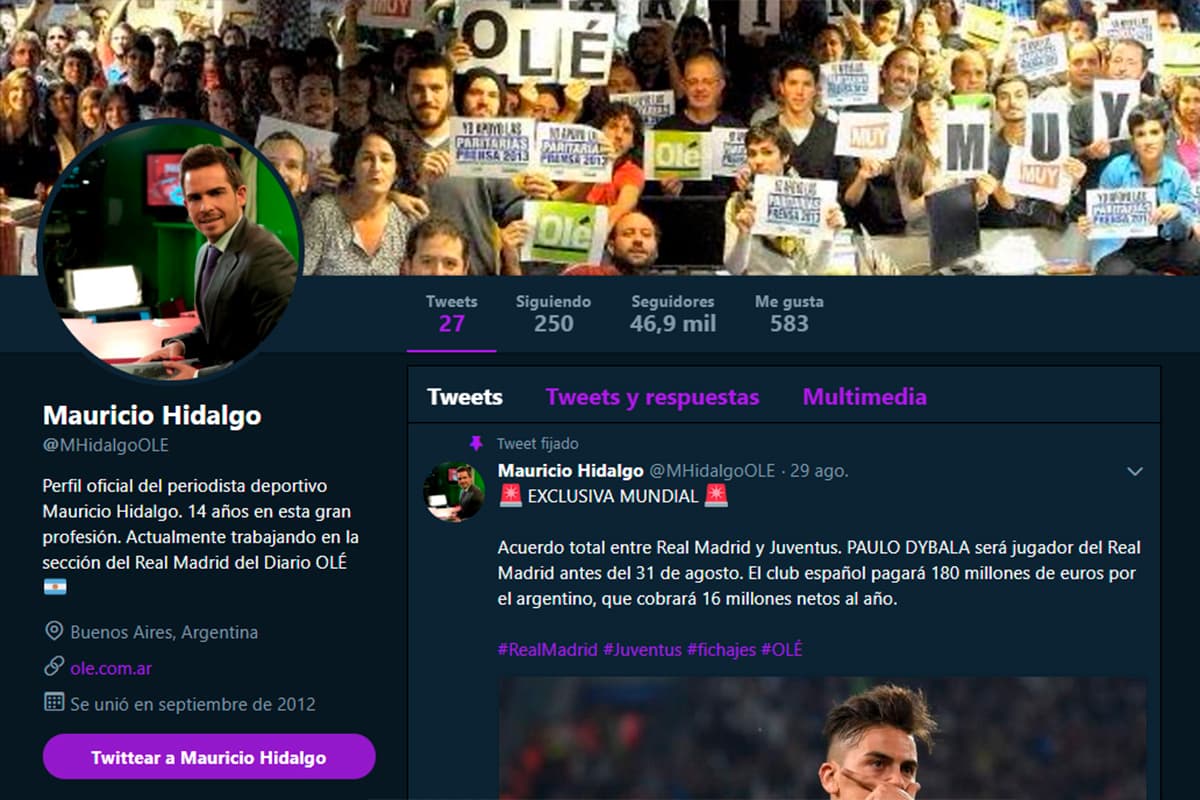 Aunque no estaba verificada, parecía cierto que la información provenía de una fuente confiable.