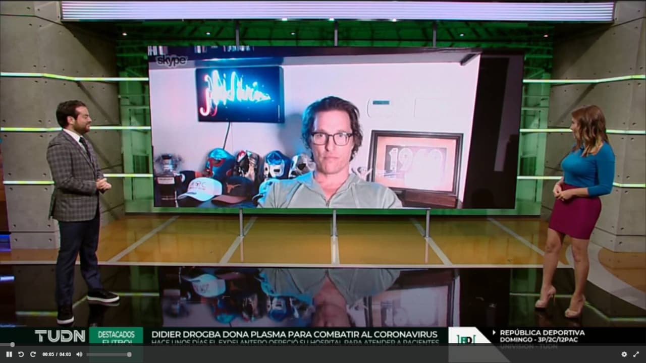 McConaughey: “Canelo fue el candidato perfecto para esta campaña”