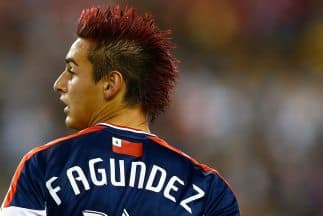 El delantero uruguayo Diego Fagúndez del Revolution fue nombrado Jugador de la semana en la MLS tras la goleada ante el Galaxy.