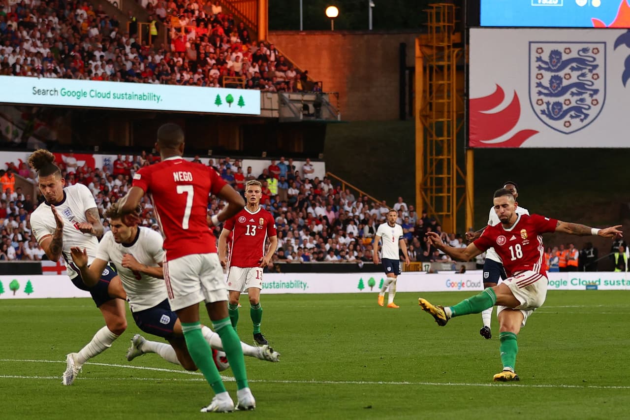 Hungría venció a domicilio a Inglaterra gracias a un doblete de Roland Sallai y las anotaciones de Zsolt Nagy y Dániel Gazdag.