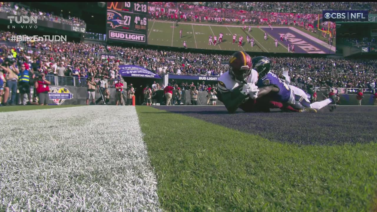 ¡Se acerca Washington! Otro TD de McLaurin