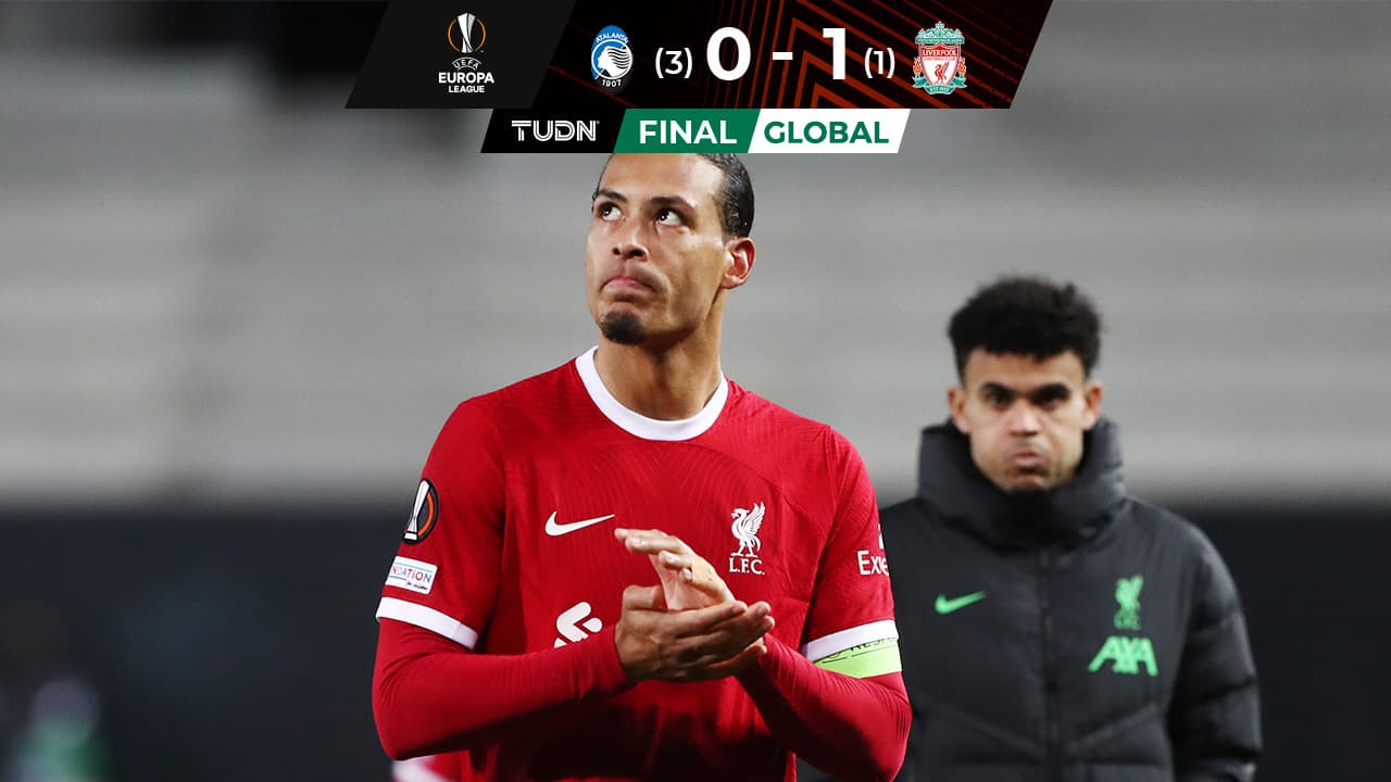Liverpool gana de visita en Atalanta, pero no le alcanza y es eliminado de Europa League
