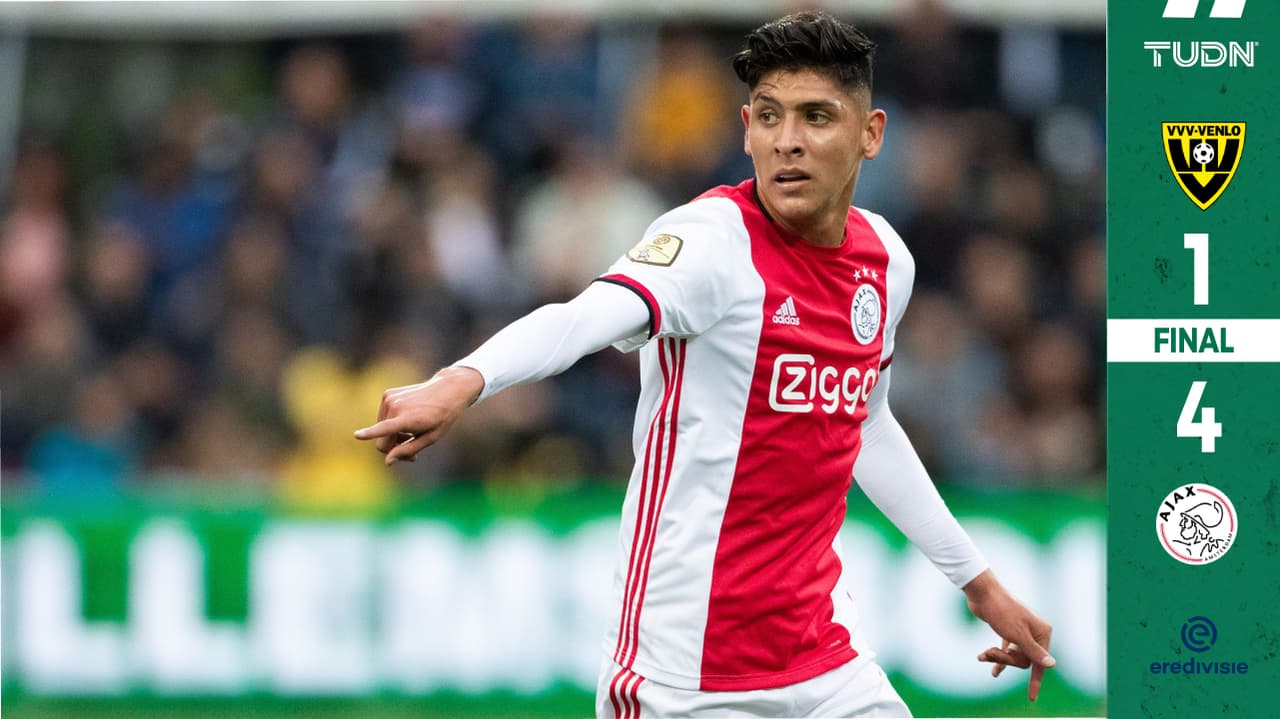Edson Álvarez debuta en goleada del Ajax