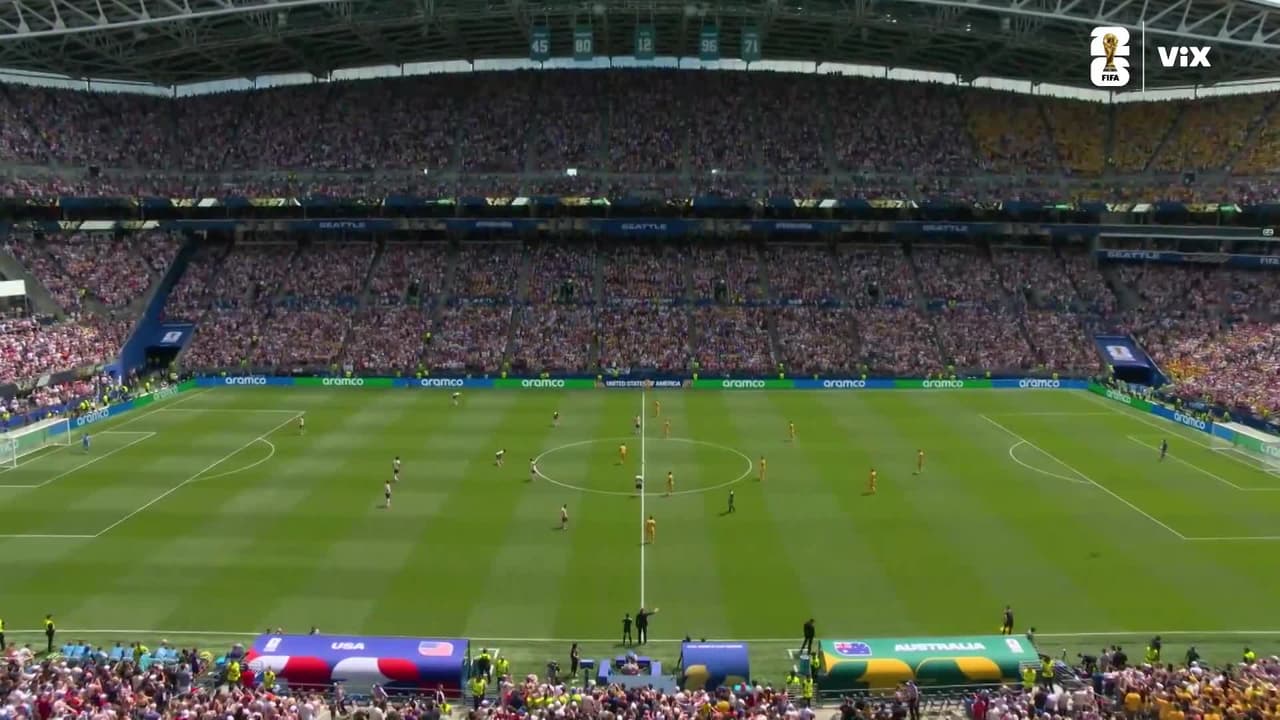 ¡Comienza la batalla! Estados Unidos y Australia ya juegan en la Copa del Mundo