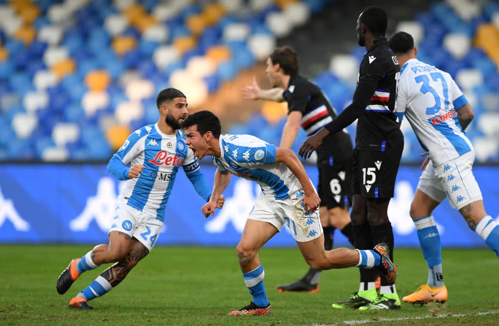 Napoli derrota al Sampdoria 2-1 con una excelente actuación del mexicano 'Chucky' Lozano. Jankto abrió el marcador a favor de la Samp al minuto 22, pero fue hasta la segunda mitad donde los de Gatusso anotaron dos goles para imponerse y llevarse la victoria en la Serie A.