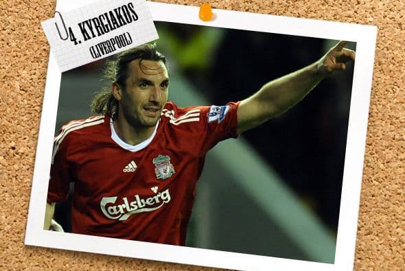 Sotirios Kyrgiakos apoyó al Liverpool que regresó a la senda de la victoria en la Liga Premier, además de que el griego anotó.
