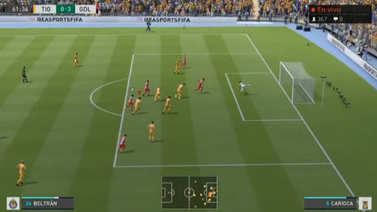 El arquero de los felinos no metió las manos en la goleada que le propinó Beltrán.