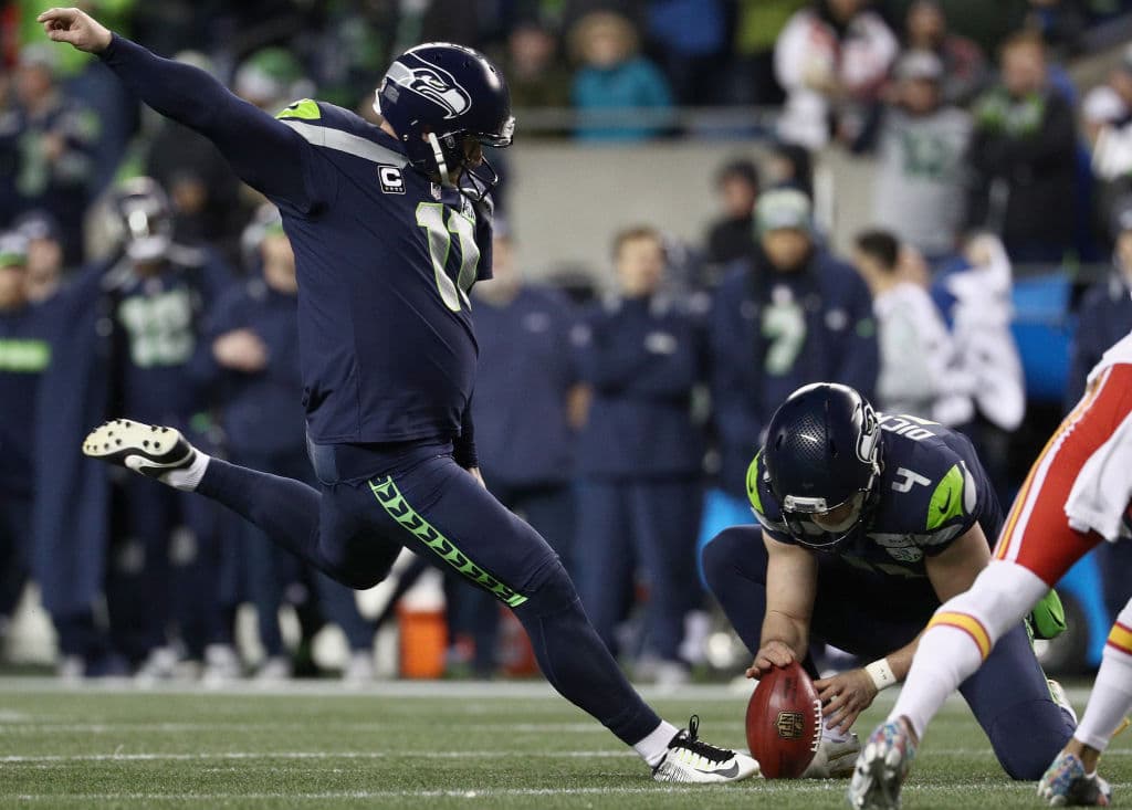Sebastian Janikowski pateó un gola de campo de 28 yardas para la causa de los Seahawks.