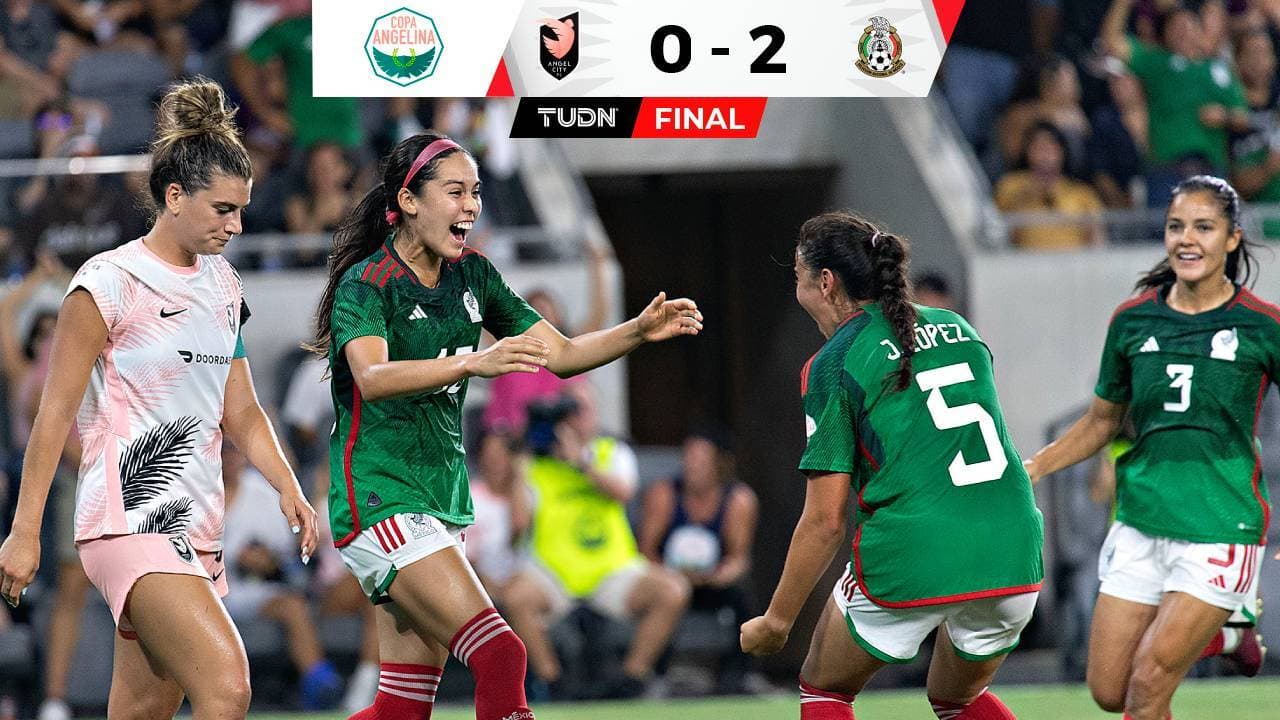 México se impone al Angel City para ganar la Copa Angelina