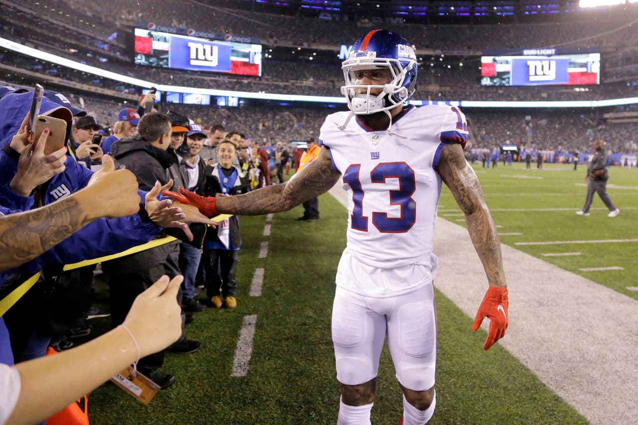 Odell Beckham está frustrado en la ofensiva de los New York Giants que le piden más acción y menos palabras.