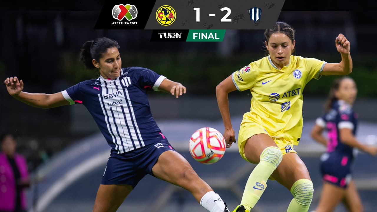 América femenil pierde frente a Monterrey en el Estadio Azteca