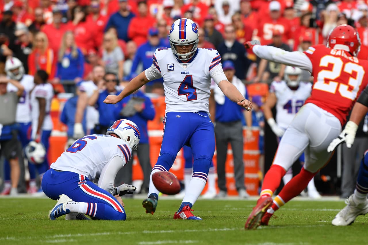 Stephen Hauschka acertó 3 de 4 intentos de gol de campo, incluído uno de 56 yardas casi al final de la primera mitad.