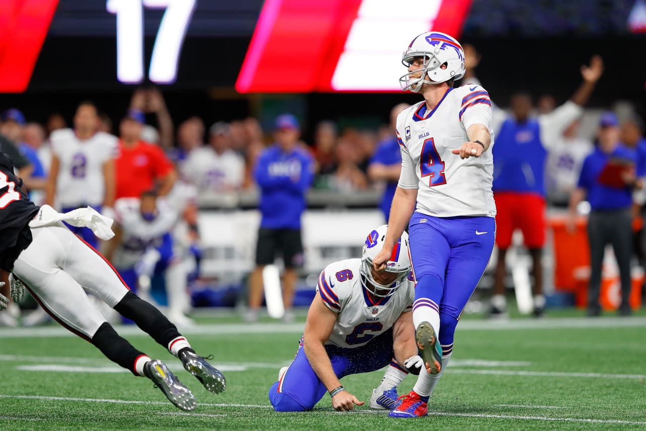 El pateador de los Buffalo Bills Steven Hauschka marcó 11 de los 23 puntos de su equipo, producto de 3 goles de campo incluyendo uno de 56 yardas y 2 puntos extra.