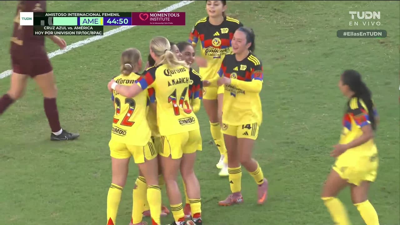 ¡Minutos de locura! América cierra con el 0-3 de Annia Mejia