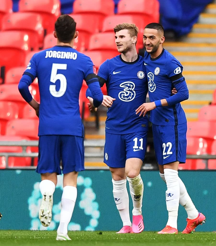 Con anotación de Hakim Ziyech al minuto 55, Chelse vence 1-0 al Manchester City y esperan rival para la final de la FA Cup.