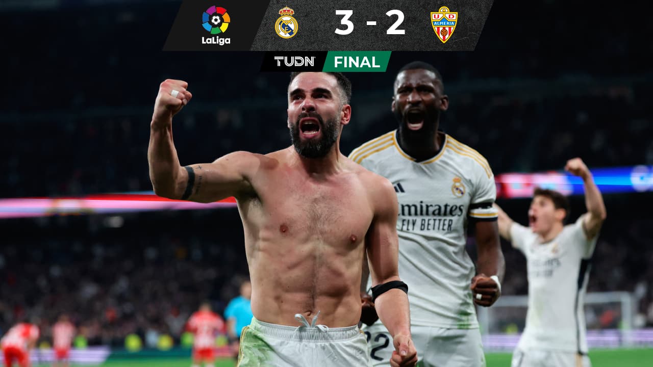 ¡Polémica! Real Madrid remonta al Almería con dudosos goles