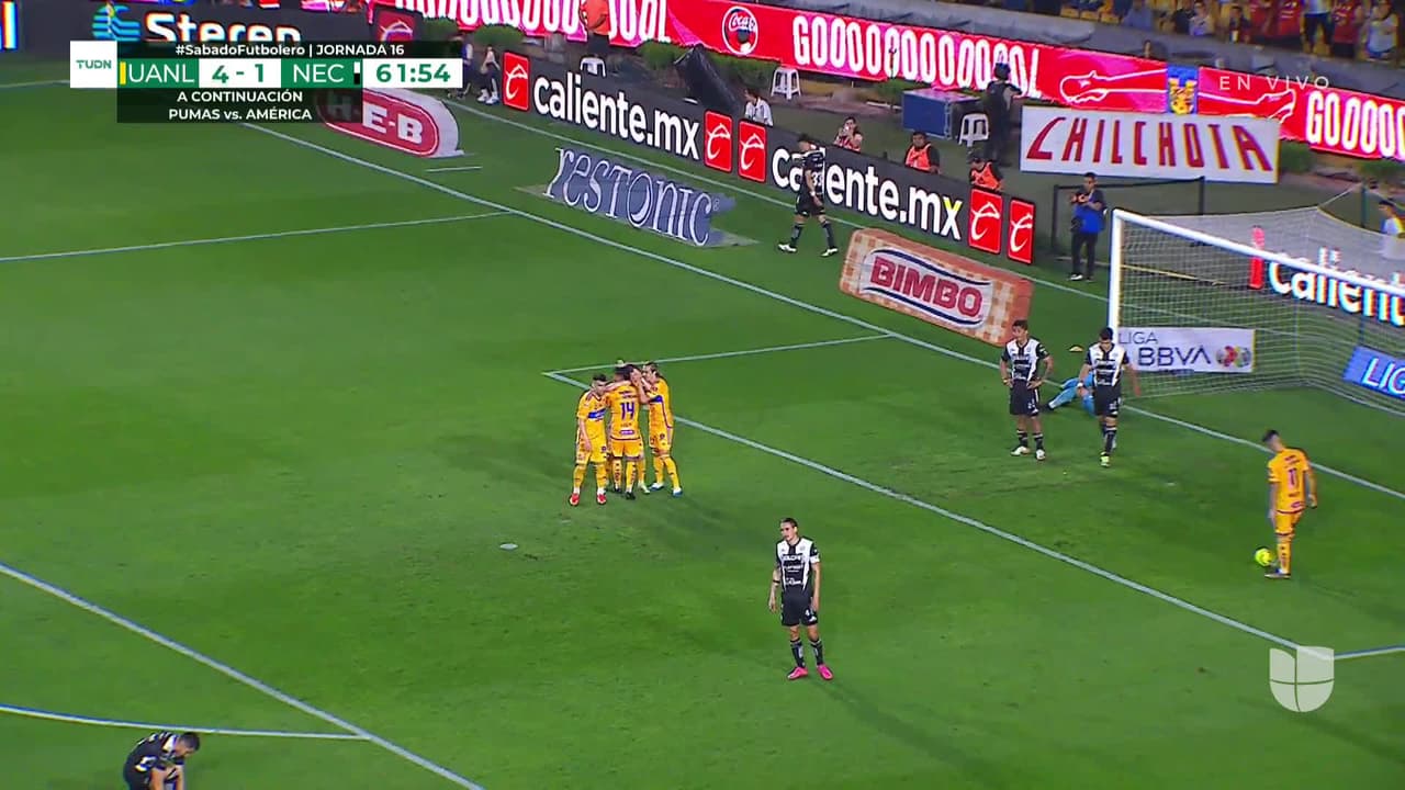 ¡GOOOL! Marcelo Flores anota para Tigres.