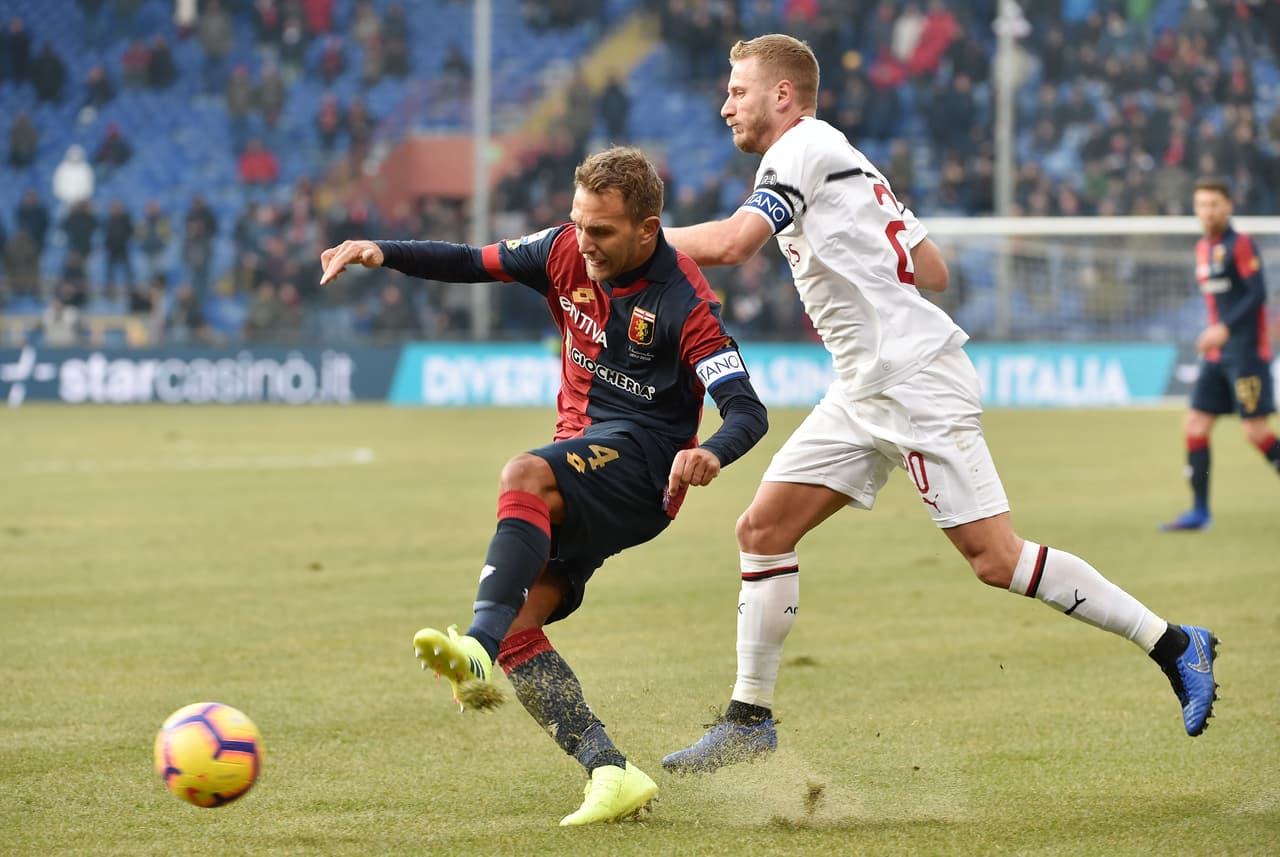 Genoa se sacudió y puso en problemas al Milán para hacer respetar su casa, a pesar de estar en ek puesto 14 de la Serie A.