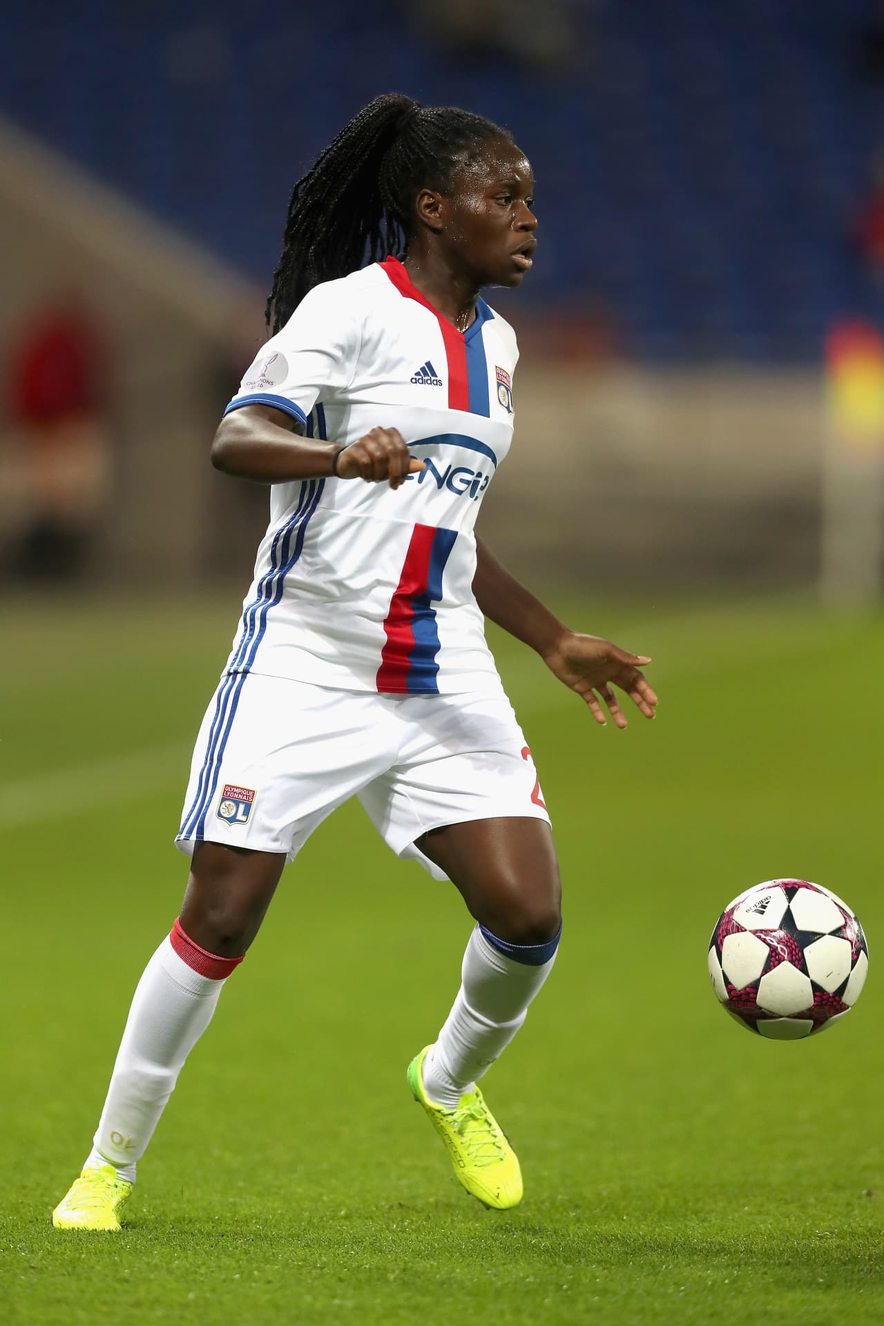 Otra jugadora de la selección de Francia en el Lyon es Griedge M'Bock Bathy. En 6 partidos que ha participado, ha marcado un gol.