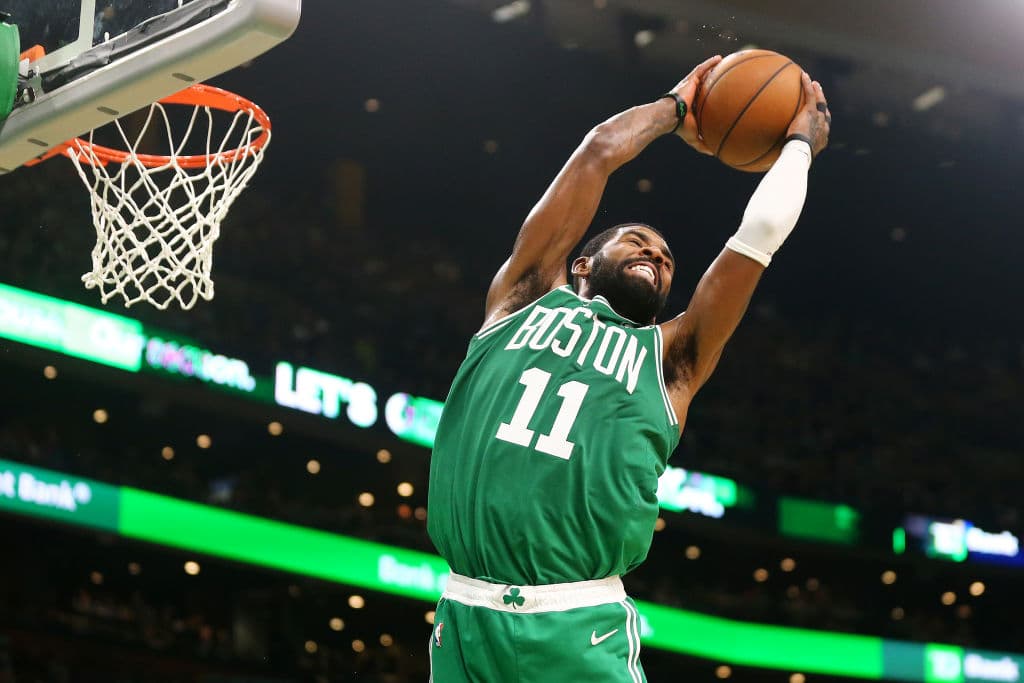 <b>Kyrie Irving (Boston Celtics)</b>. Fue el guardia que más votos recibió en la Conferencia del Este. Para Kyrie es su sexta participación en el evento.