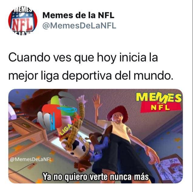 Los mejores memes del arranque de la temporada número 100 en la NFL. Trubisky, de pobre actuación, protganiza la gran mayoría.