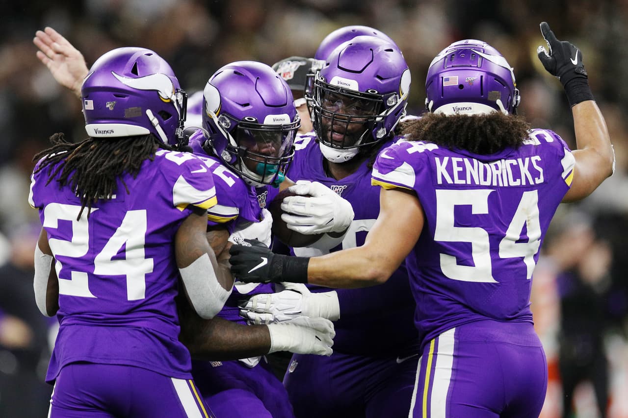 Minnesota saca el partido con una atrapada de Kyle Rudolph en tiempo extra y derrotan 26-20 a New Orleans Saints.