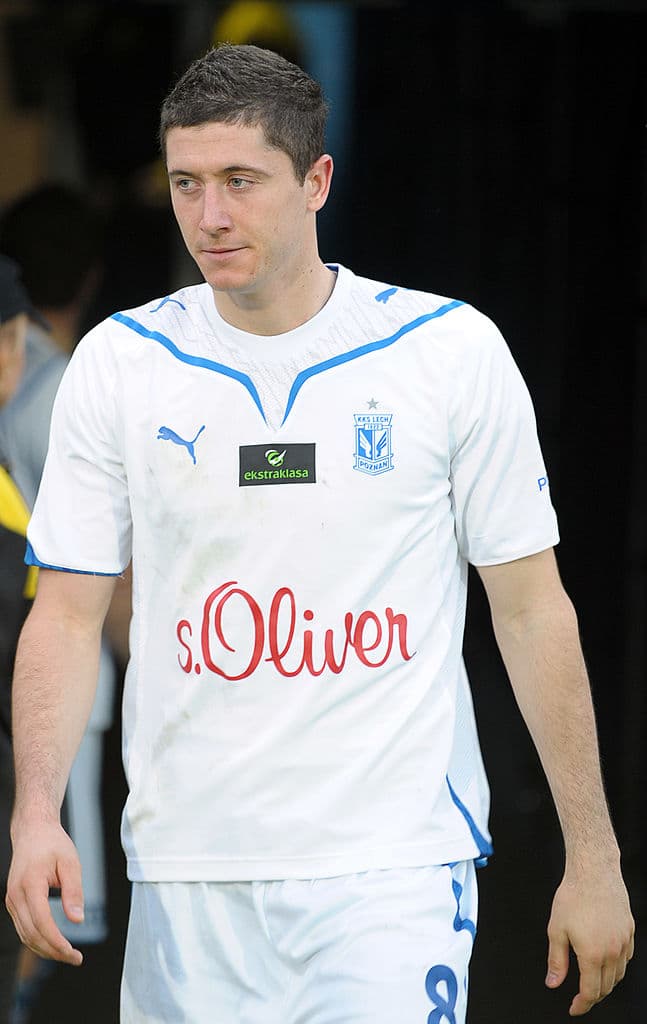 Robert Lewandowski siempre ha tenido buen físico.