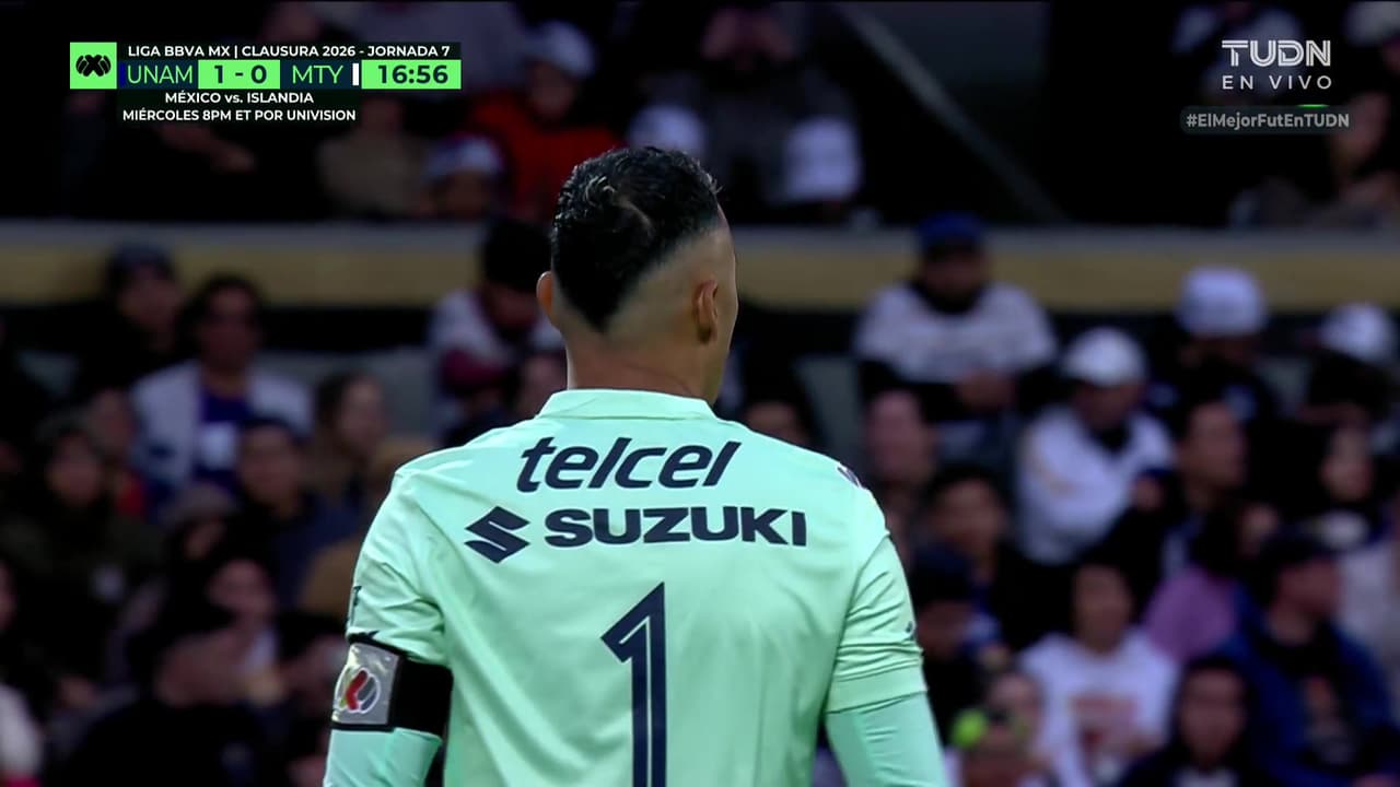 ¡Keylor Navas! El atajadón del arquero de Pumas vs. Monterrey