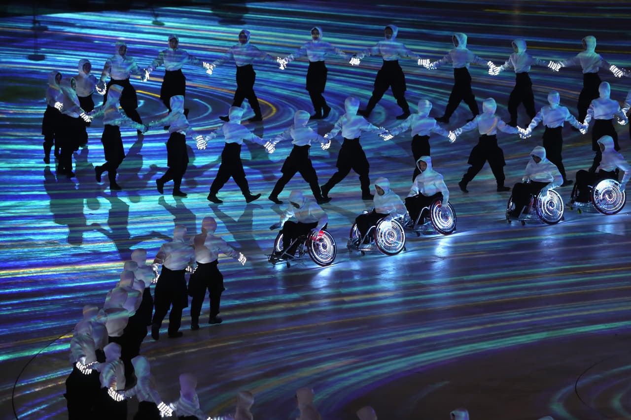 Los Juegos Paralímpicos de Invierno en Pyeongchang (Corea del Sur) tuvieron su ceremonia inaugural con colorido y espectáculo, en una competencia del 9 al 18 de marzo con atletas discapacitados.