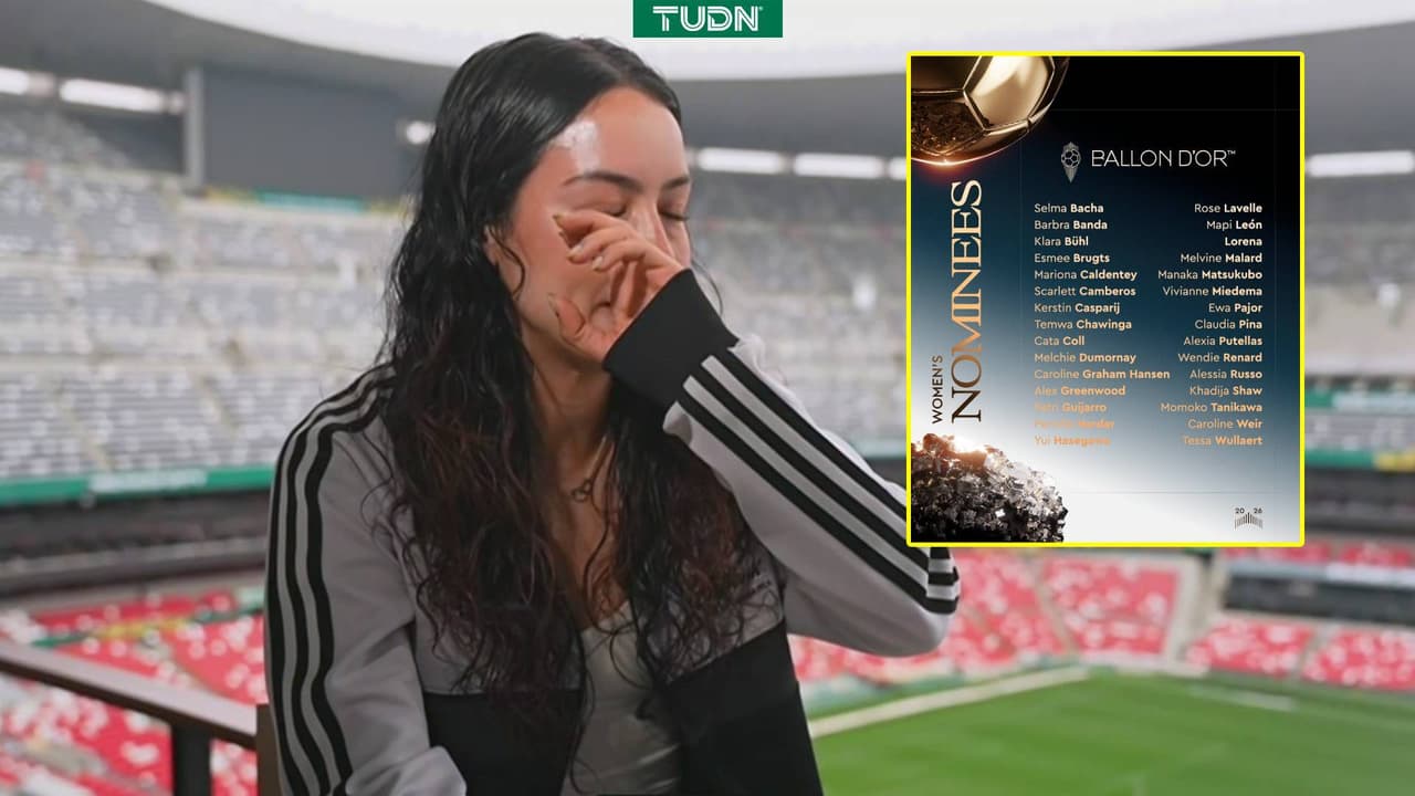 Scarlett Camberos y su emotiva reacción tras ser nominada al Balón de Oro