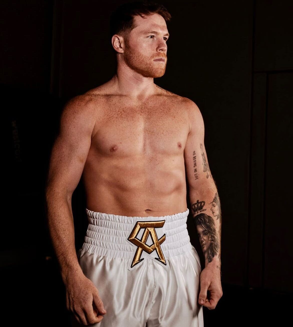 'Canelo' Álvarez tiene cerca de 14 tatuajes en su cuerpo.