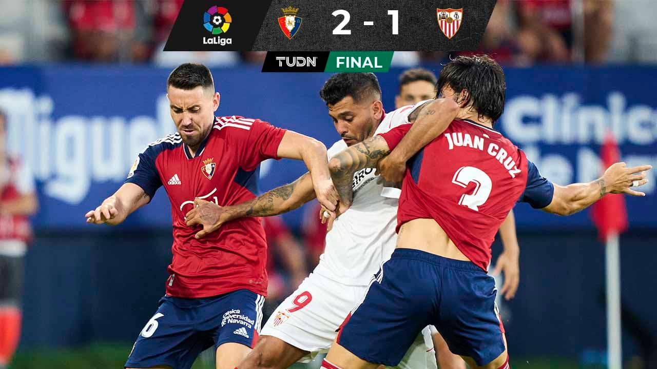 'Tecatito' Corona derrocha magia, pero Sevilla pierde con Osasuna 