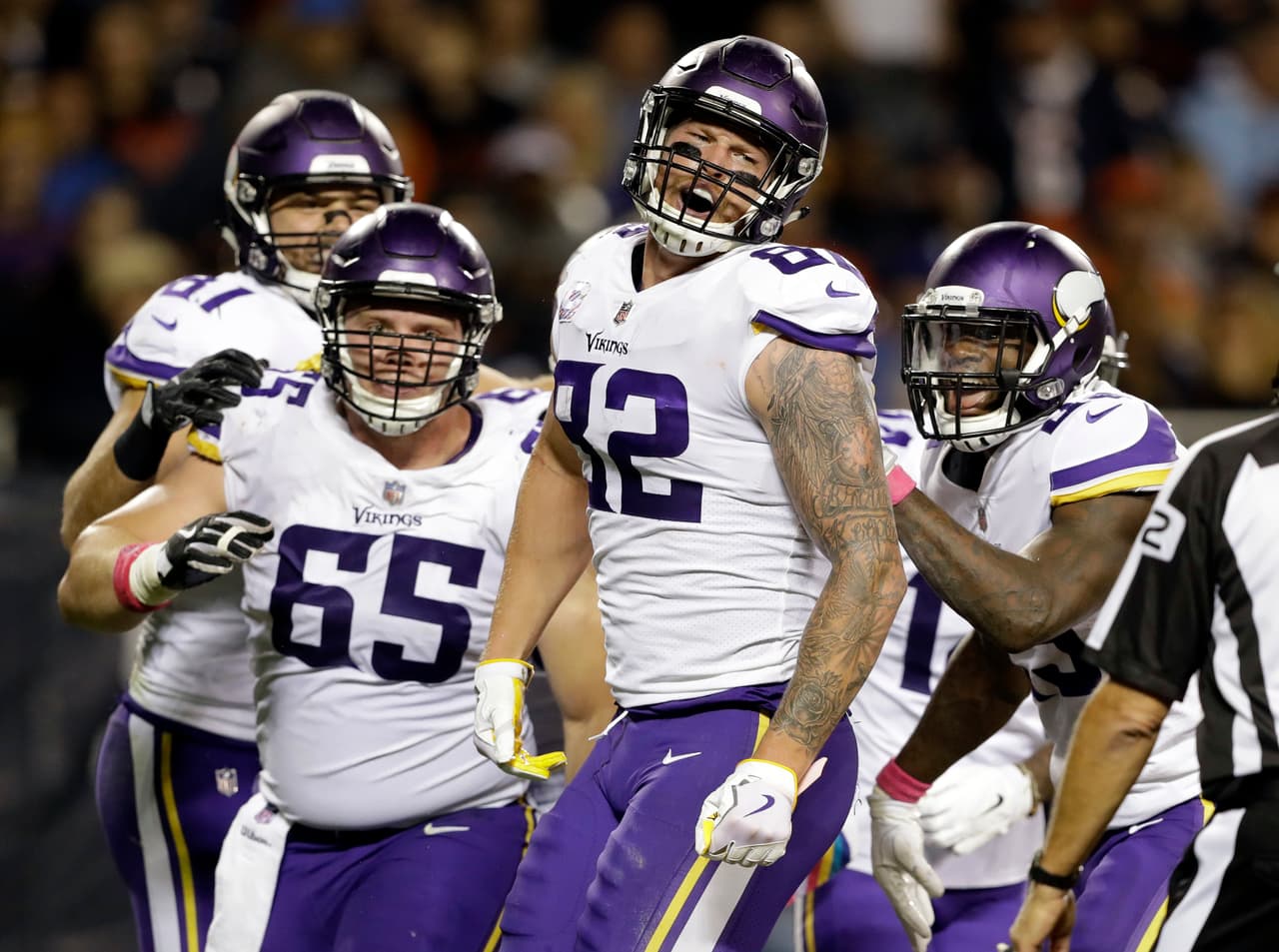 Vikings se imponen en Chicago en el debut de Trubisky