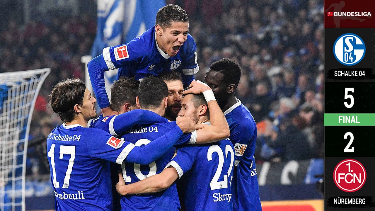El Schalke 04 y el Nuremberg nos regalaron un juegazo con siete goles