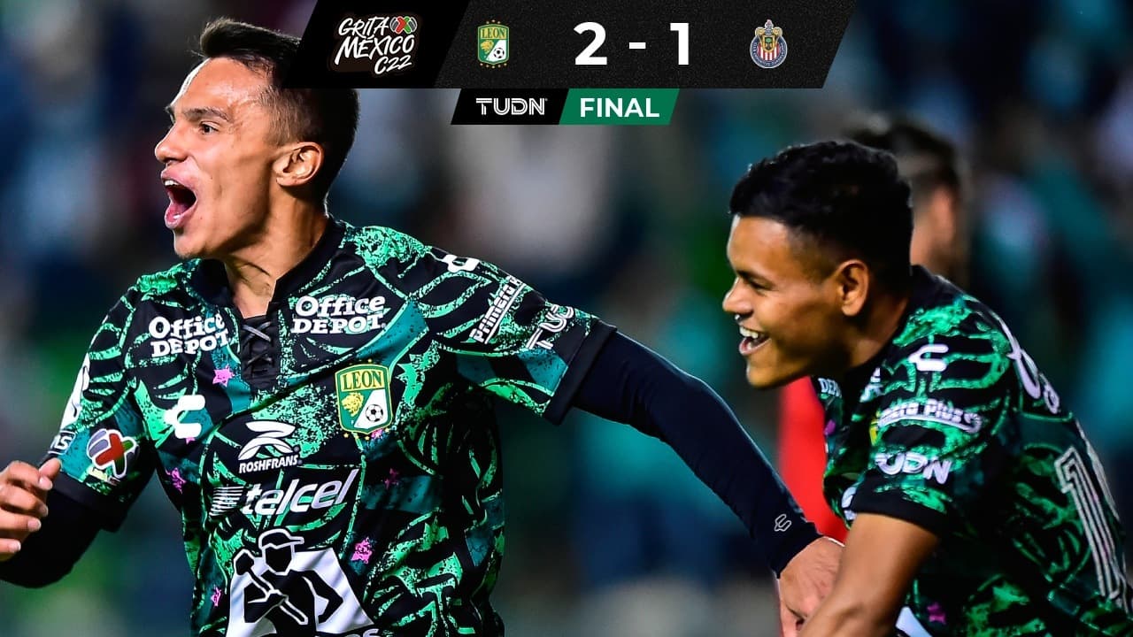 ¡Dramático rugido! León vence a Chivas con gol de último minuto
