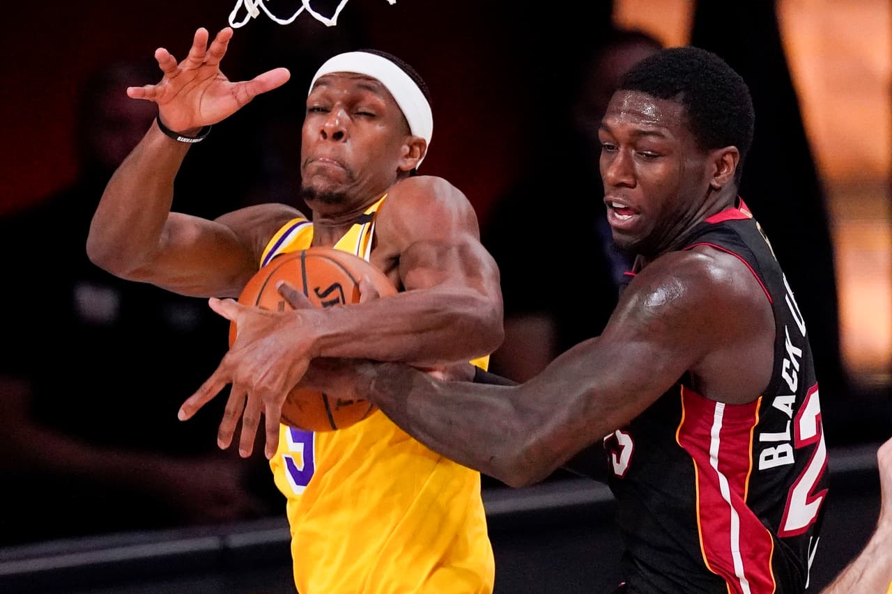 LeBron James comanda los victoria de los Lakers 102-96 sobre el Miami Heat y buscarán coronarse como campeones el próximo viernes 9 de noviembre.