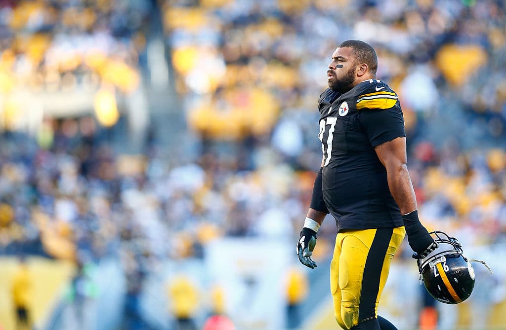 Como interior lineman Cameron Heyward de Pittsburgh Steelers.