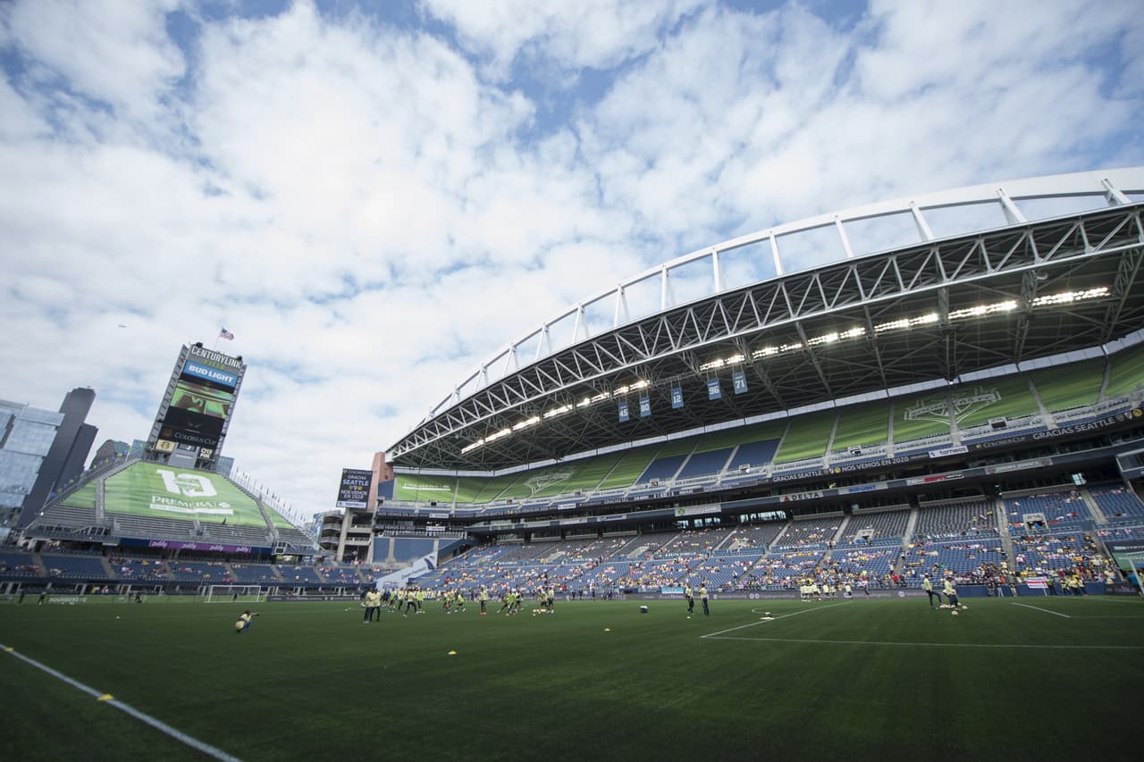 El Century Link Field Stadium en Seattle, Washington, acogió el juego entre las Águilas y los Millonarios en la Colossus Cup, torneo de pretemporada.