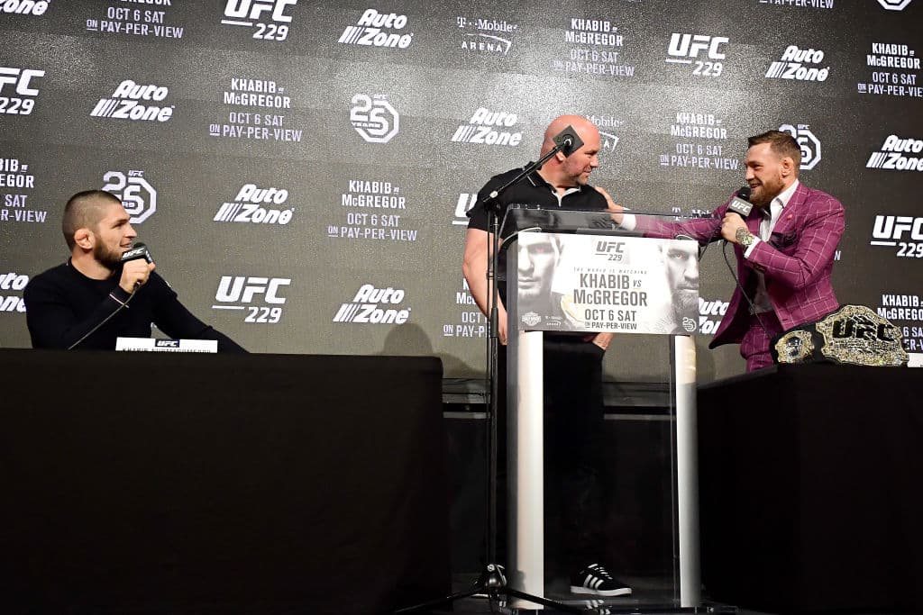 White generó todo un centro de atracción para la pelea entre Khabib Nurmagomedov y McGregor, donde el ruso retaba al irlandés por el título.