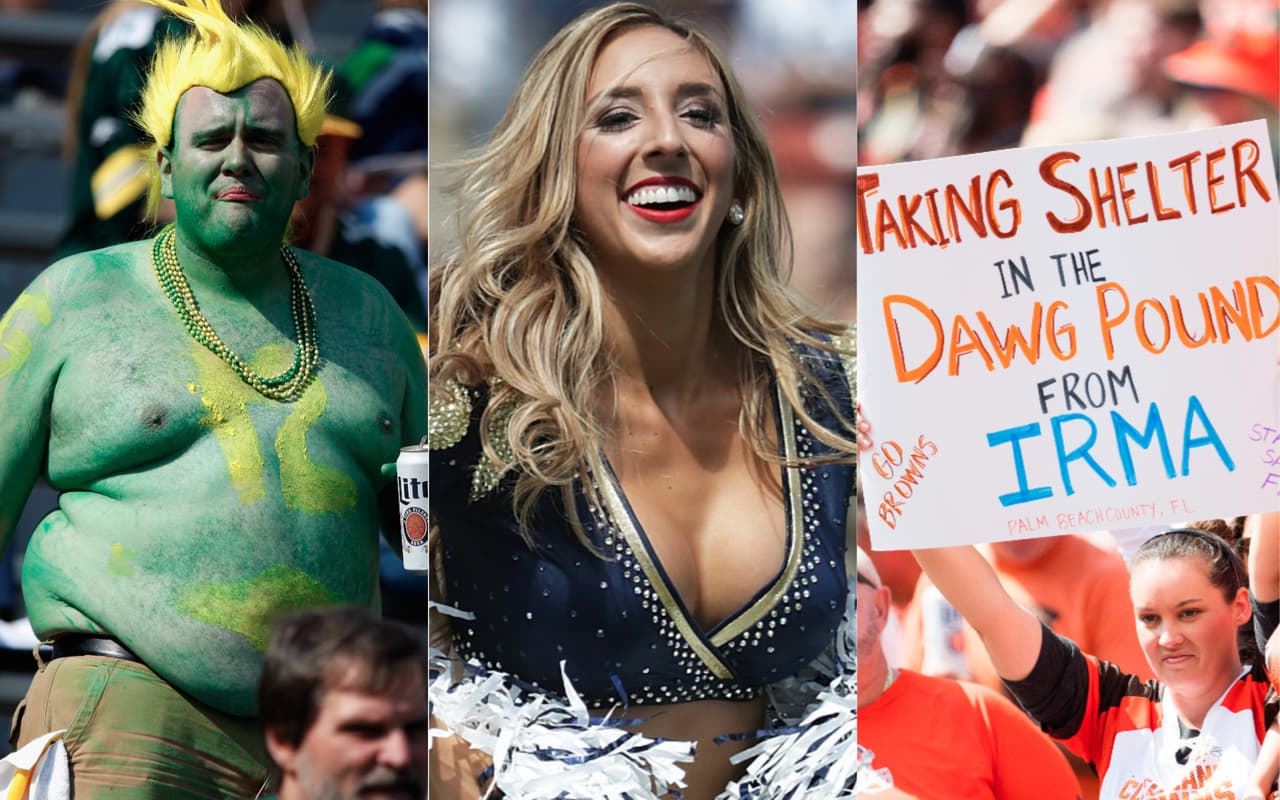 El espectáculo de la NFL por fuera de la competencia se vivió a tope con el arranque de la temporada de fútbol americano en Estados Unidos, con la belleza de las porristas y curiosidades en tribunas.